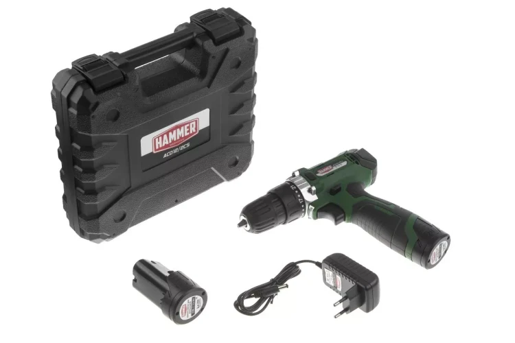 Дрель аккумуляторная HAMMER ACD12/2CS купить в Надыме