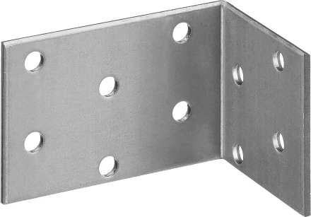 ЗУБР УКА-2.0, 40 x 60 x 40 x 2 мм, анкерный крепежный уголок (310226-040-060) купить в Надыме