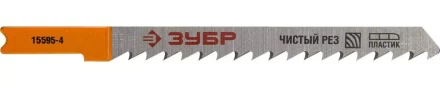 Полотна ЗУБР "ЭКСПЕРТ", U101D, для эл/лобзика, Cr-V, по дереву, US-хвостовик, шаг 4мм, 75мм, 2шт 15595-4_z01 купить в Надыме