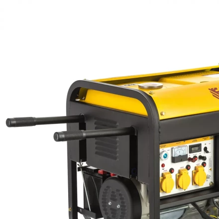 Генератор дизельный DENZEL DD6300Е электростартер 94657 купить в Надыме