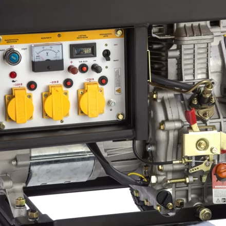 Генератор дизельный DENZEL DD6300Е электростартер 94657 купить в Надыме