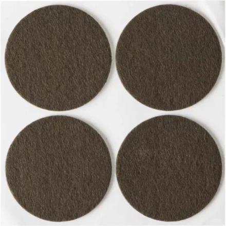 Накладки STAYER "COMFORT" на мебельные ножки, самоклеящиеся, фетровые, коричневые, круглые - диаметр 50 мм, 4 шт 40910-50 купить в Надыме