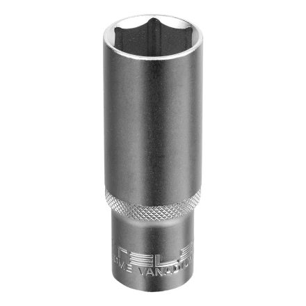 Головка торцевая удлиненная, 21 мм, шестигранная, CrV, под квадрат 1/2 Stels 13882 купить в Надыме