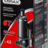 Домкрат гидравлический бутылочный, 6т, 195-380 мм, MIRAX 43260-6 43260-6 купить в Надыме