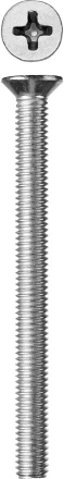 Винт ЗУБР "МАСТЕР" DIN 965, класс прочности 4.8, оцинкованный, M6x70мм, 5кг 303110-06-070 купить в Надыме