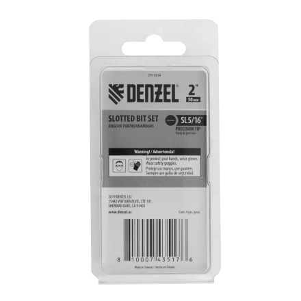 Бита SL8x50, 5 шт. Denzel 7711314 купить в Надыме