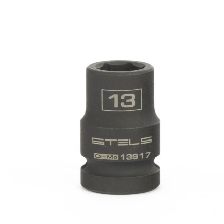 Головка ударная шестигранная 13 мм 1/2&quot; CrMo Stels 13917 купить в Надыме