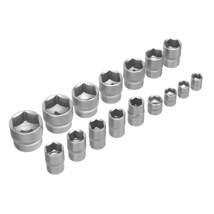 Набор инструментов Сибртех 13391, 1/2", 1/4", пластиковый кейс, 82 предмета купить в Надыме