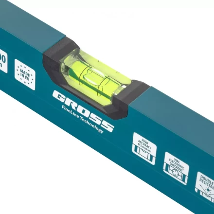 Уровень алюминиевый 1200 мм 2 глазка Handwerker Gross 33904 купить в Надыме