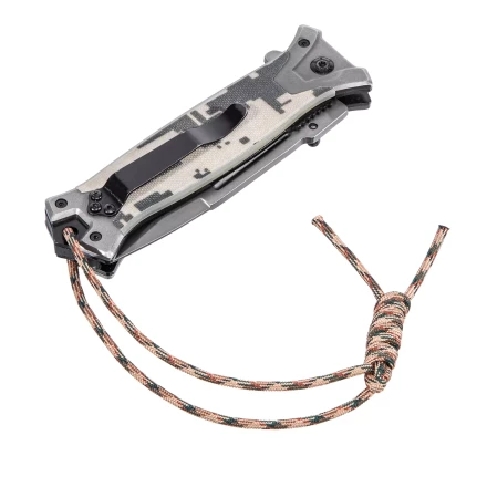 Нож складной Denzel, многоцелевой, системы Liner-Lock, с накладкой G10 на прямой рук-ке+стеклобой, 79208 купить в Надыме