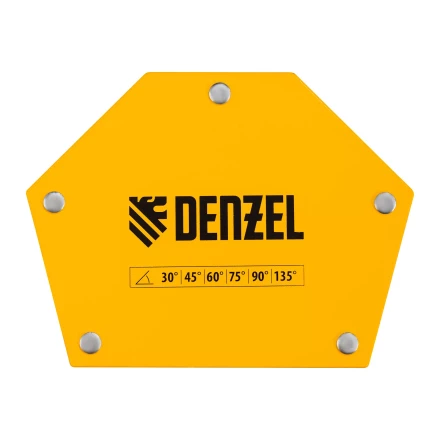 Фиксатор магнитный для сварочных работ усилие 75 LB, 30х45х60х75х90х135 град. Denzel 97556 купить в Надыме