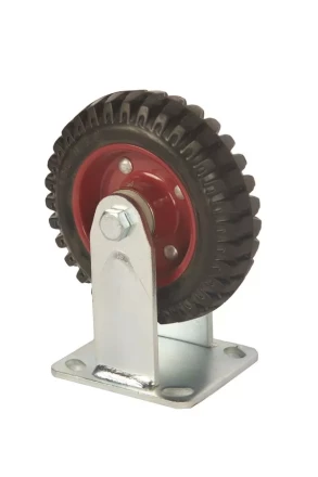 Колесо большегрузное неповоротное PF 160 150 мм резина с протектором (F) 1027233 купить в Надыме