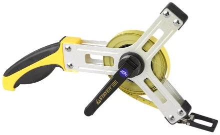 Мерная лента STAYER "PROFI" "GRAND" геодезийная стальная, мет. корпус, двухкомп. рукоятка, 20м 34166-20 купить в Надыме