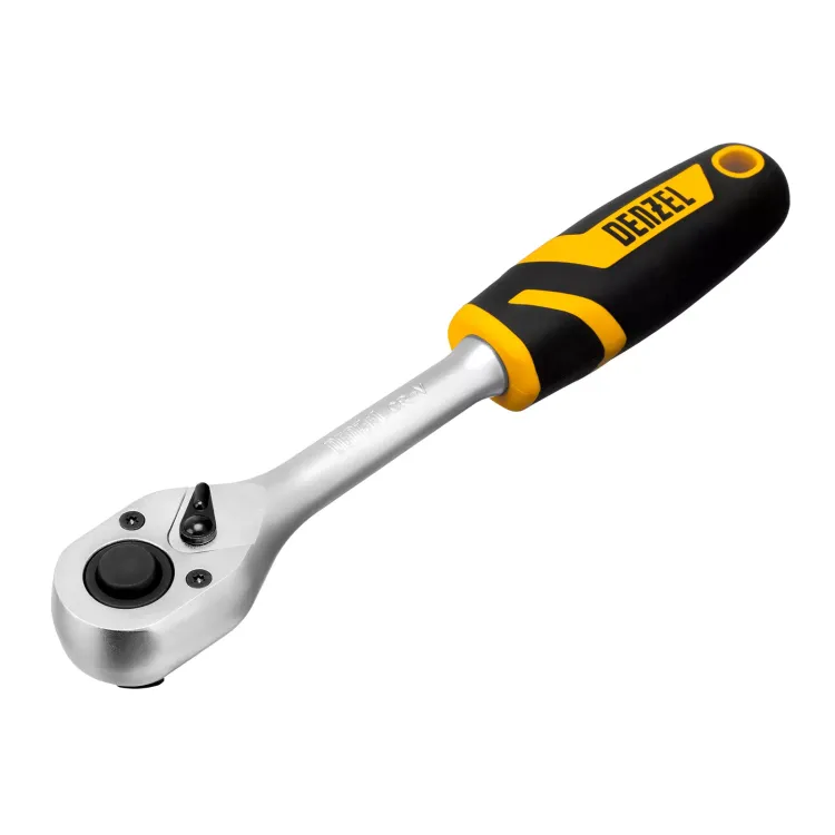 Набор инструментов Denzel, 1/2", 1/4", CrV, S2, пластиковый кейс, 82 предмета 15809 купить в Надыме