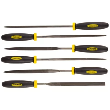 Набор STAYER "PROFI" Надфили с двухкомпонентной ручкой, 100мм, 6шт 16010-H6_z01 купить в Надыме