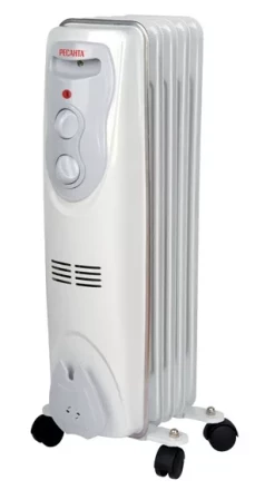 Маслянный радиатор обогреватель электрический Ресанта ОМ-5Н купить в Надыме