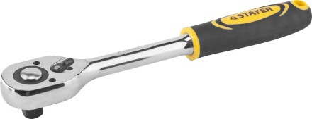 Трещотка для торцовых головок STAYER &quot;PROFI&quot;, Сr-V сталь, 45 зубцов, 1/2&quot; 27786-1/2 купить в Надыме