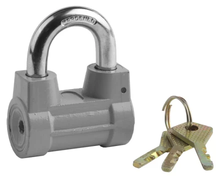 Замок навесной STAYER "MASTER" облегченный, дисковый механизм секрета, 60мм 37149-60 купить в Надыме