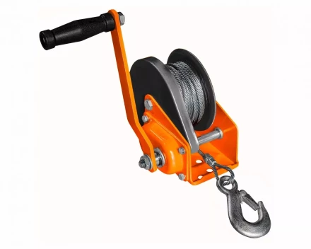 Лебедка ручная барабанная с тормозом Magnus-Profi LRT-1100, 1100 кг, канат 10 м купить в Надыме