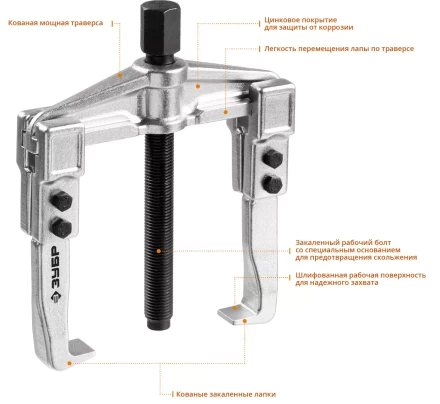 Съемники раздвижные 2-захватные серия ПРОФЕССИОНАЛ купить в Надыме