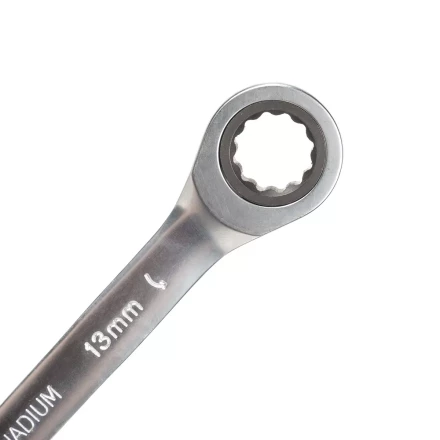 Набор гаечных комбинированных трещоточных ключей КВТ НТК-8 (8–19 мм), 8 шт. (91949) купить в Надыме