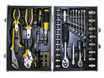 Набор инструмента 59 предметов алюминиевый кейс 57055 купить в Надыме