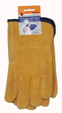 Перчатки спилковые Энкор мех мутон 58731 купить в Надыме