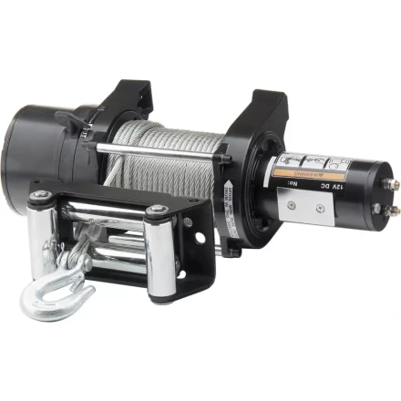 Лебедка автомобильная электрическая LB- 4000, 4,5 т, 3,7 кВт, 12 В  DENZEL 52026 купить в Надыме