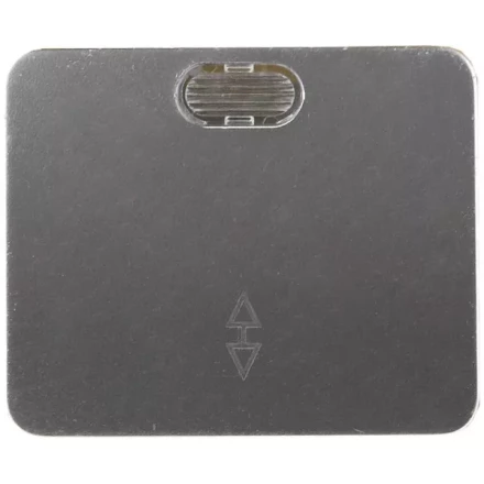 Выключатель СВЕТОЗАР "ГАММА" проходной, с подсветкой, одноклав., без вставки и рамки, цвет светло-серый металлик, 10A SV-54138-SM купить в Надыме