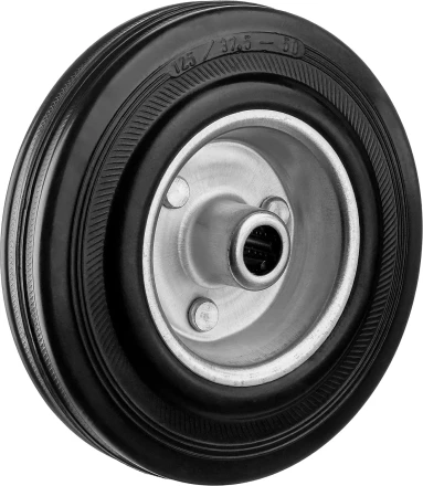 ЗУБР d 125 мм, г/п 100 кг, игольчатый подшипник, резина/металл, колесо, Профессионал (30936-125) купить в Надыме