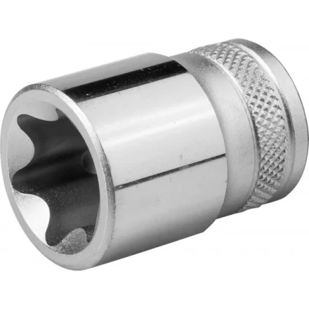 Торцовая головка KRAFTOOL "INDUSTRIE QUALITAT", Cr-V, внешний TORX, хромосатинированная, 1/2", Е 20 27810-20_z01 купить в Надыме