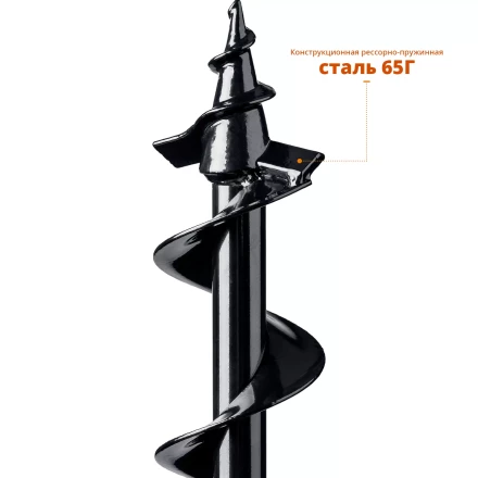 ЗУБР d 80 мм, грунт, шнек для мотобуров (7051-8) купить в Надыме