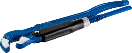 Ключ трубный рычажный ЗУБР "ПРОФЕССИОНАЛ", тип "S", изогнутые губки для труднодоступ мест, цельнокованный, Сr-V, № 0, 1/2" 27336-0_z01 купить в Надыме