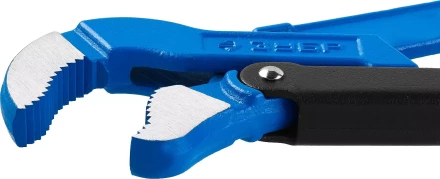 Ключ трубный рычажный ЗУБР "ПРОФЕССИОНАЛ", тип "S", изогнутые губки для труднодоступ мест, цельнокованный, Сr-V, № 0, 1/2" 27336-0_z01 купить в Надыме