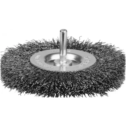 ЗУБР "ЭКСПЕРТ". Щетка дисковая для дрели, двухрядная, витая стальная проволока 0,3мм, 75мм 35198-075-2_z01 купить в Надыме