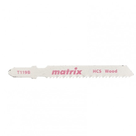 Полотна для электролобзика по дереву 3 штук T119B 50 x 2 мм HCS MATRIX 78228 купить в Надыме
