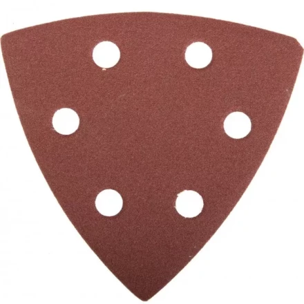 Треугольник шлифовальный ЗУБР "МАСТЕР" универсальный на велкро основе, 6 отверстий, Р320, 93х93х93мм, 5шт 35583-320 купить в Надыме