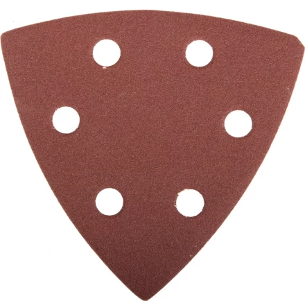 Треугольник шлифовальный ЗУБР "МАСТЕР" универсальный на велкро основе, 6 отверстий, Р320, 93х93х93мм, 5шт 35583-320 купить в Надыме