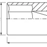 Головка торцевая глубокая 1/2"DR 16 мм S04HD4116 Jonnesway 47239 купить в Надыме