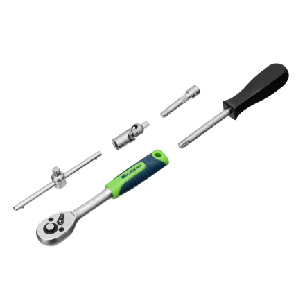 Набор инструментов Сибртех 13392, 1/4", пластиковый кейс, 29 предметов купить в Надыме