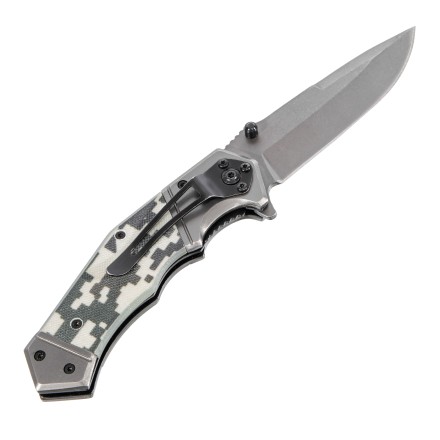 Нож складной Denzel 79209, многоцелевой, системы Liner-Lock, с накладкой G10 на эргономичной рукоятке купить в Надыме