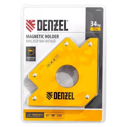Фиксатор магнитный для сварочных работ усилие 75 LB Denzel 97560 купить в Надыме
