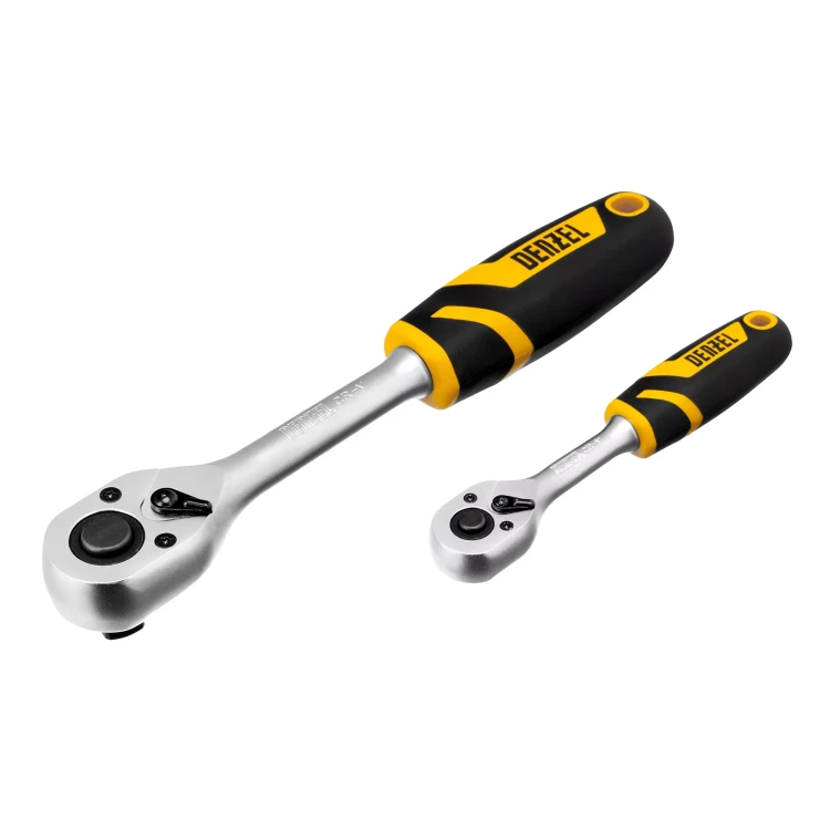 Набор инструментов Denzel 15813, 1/2", 1/4", CrV, S2, пластиковый кейс, 94 предмета купить в Надыме