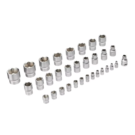 Набор инструментов Denzel 15813, 1/2", 1/4", CrV, S2, пластиковый кейс, 94 предмета купить в Надыме