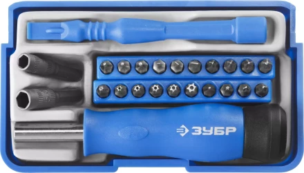 Набор ЗУБР "ПРОФЕССИОНАЛ": Отвертки  для точных работ, 24предм 25648-H24 купить в Надыме