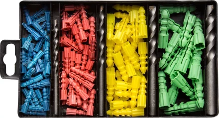 Набор ЗУБР Свёрла "Монолит" по бетону, 5мм, с дюбелями, 21 предмет 2911-H21-05 купить в Надыме