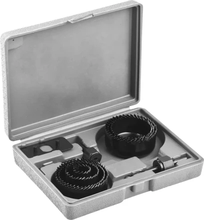 Набор STAYER "MASTER": Коронки по дереву кольцевые, d=22, 41, 54, 57, 60, 64, 67мм, 7шт 29600-H7 купить в Надыме