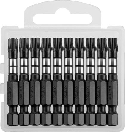 Биты для ударных шуруповертов KRAFTOOL Impact Pro TX 26195-30-50-S10 купить в Надыме
