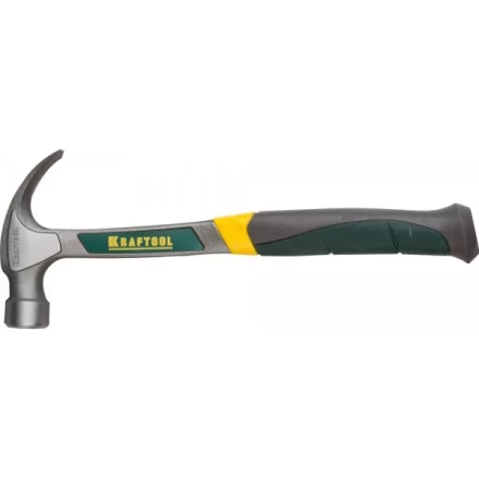 Молоток-гвоздодер, KRAFTOOL 20270, цельнометаллический, 560г 20270 купить в Надыме