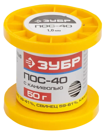 Припои ПОС 40 трубка с канифолью серия Без серии купить в Надыме